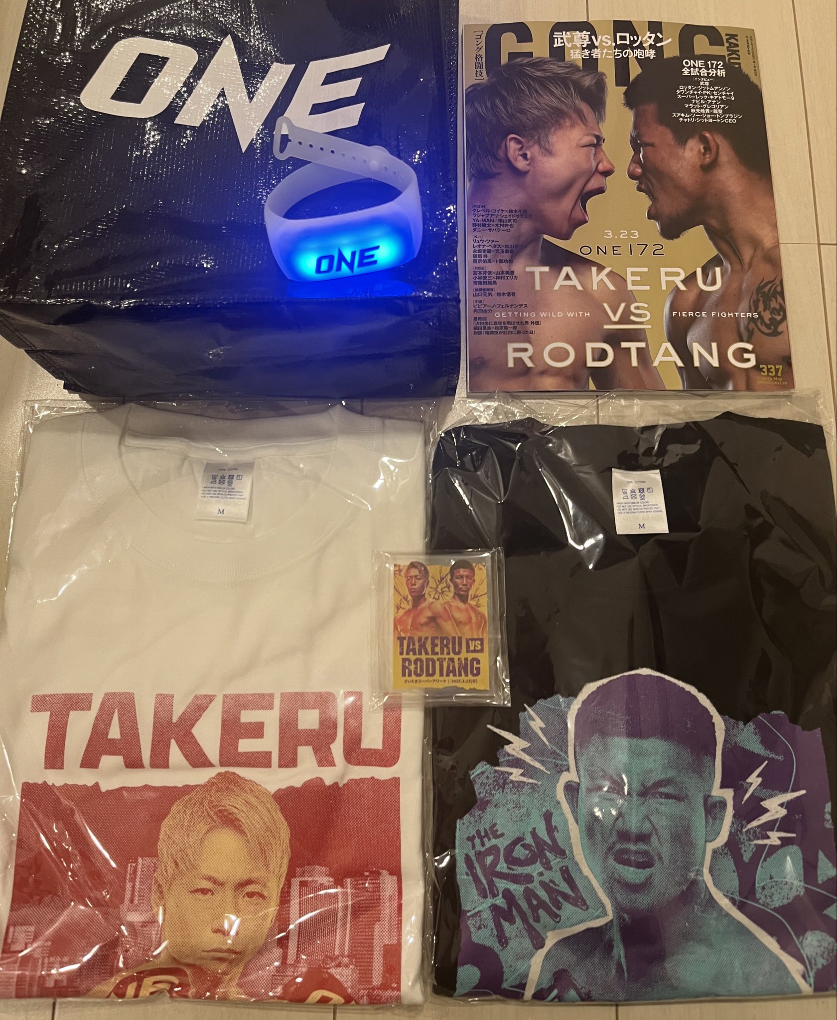 ONE Championship 限定グッズ　武尊.ロッタン ONE Championship 172 武尊 VS ロッタン 会場限定 - メルカリ