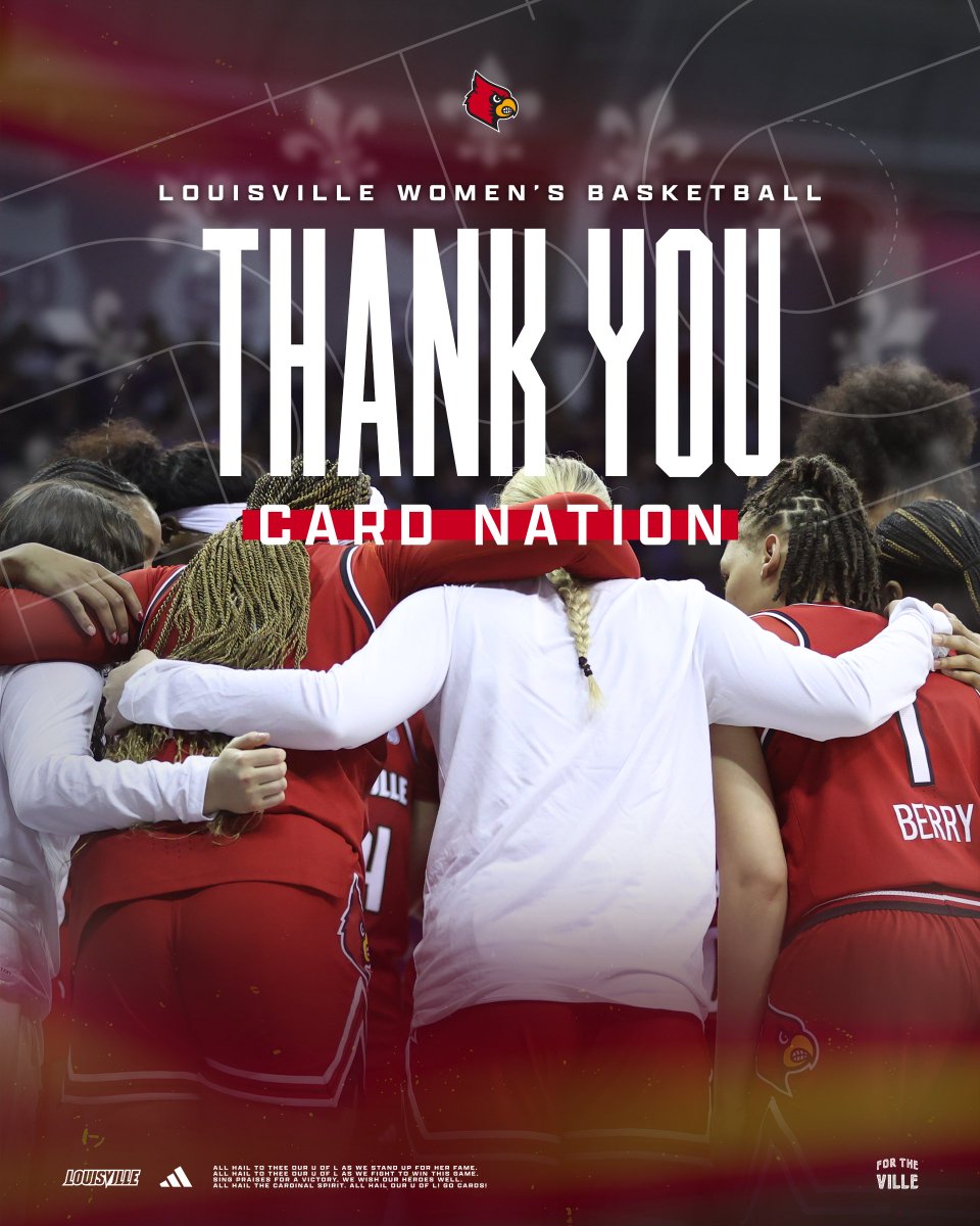 LouisvilleWBB's tweet photo. The season comes to a close

#GoCards https://t.co/Y73SfgdgyT