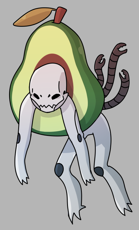 pernishkate's tweet photo. Remembered I have this place. Hello. Godclads doodles. Read Godclads. They have this guy.

#godclads #avo #funkylittleghoul #avocado https://t.co/2ikzOXeNBW