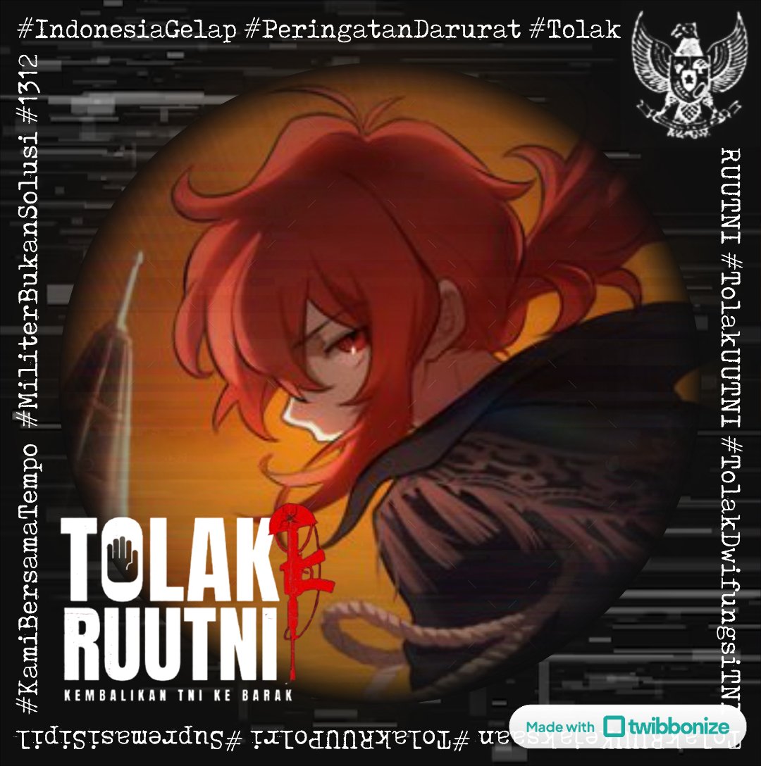 FinalAnnotation's tweet image. &quot;For dawn to come, there must be those who dare to pierce the darkness with their light.&quot;

#TolakUUTNI #TolakRUUTNI #TolakRevisiUUTNI #PeringatanDarurat #IndonesiaGelap #TolakRUUPolri #TolakRKUHAP