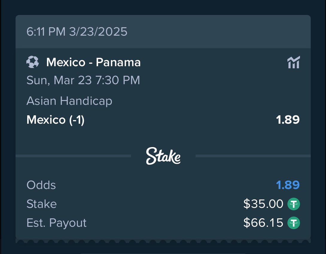 We all trust México tonight right?

Sign up using code razo or clicking here! stake.com/?c=J9tochH8