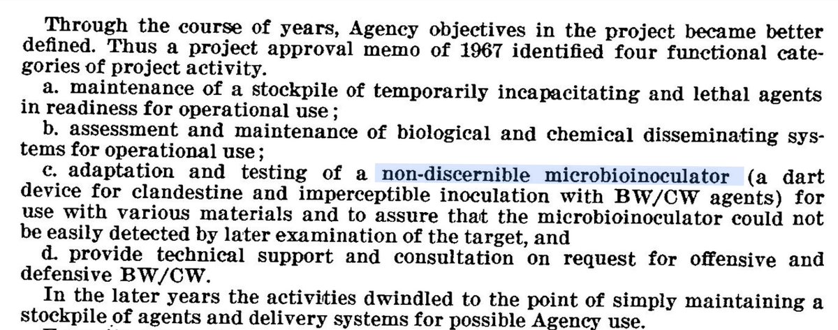 Three euphemisms from the CIA:

Assassination is "health alteration."

Knocking someone out is "unconsciousness producing."

A poison dart gun is a "non-discernible microbioinoculator."