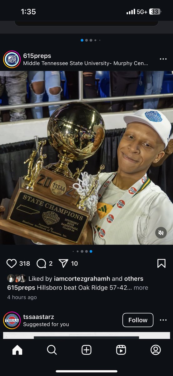 Last game day outfit. Last day wearing my son Bean shirt. Ended the night with some hardware. Cortez Graham won his mom a state championship. He is DEFINITELY MR BASKETBALL for 4A regardless of what <a href="/TSSAA/">TSSAA</a> thinks.