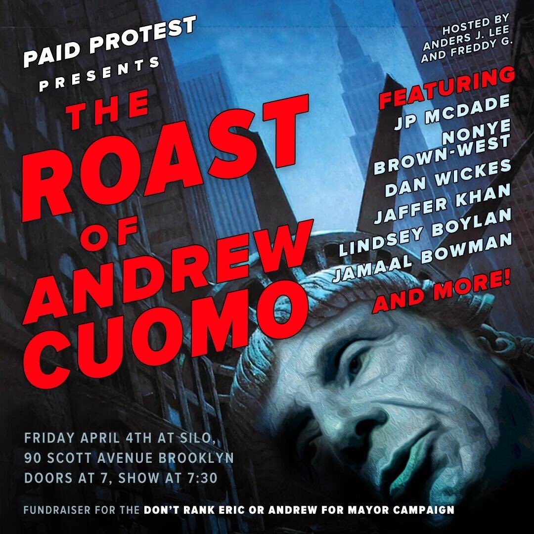 April 4th! We’re raising money for <a href="/dreamfornyc/">Don't Rank Evil Andrew for Mayor</a>