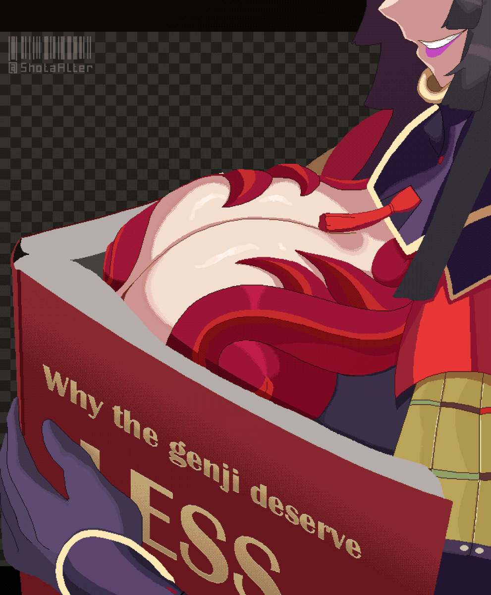 ShotaAlter's tweet photo. Kagekiyo LOVES reading

#pixelart #ドット絵 #FGO https://t.co/OME34ODRgA