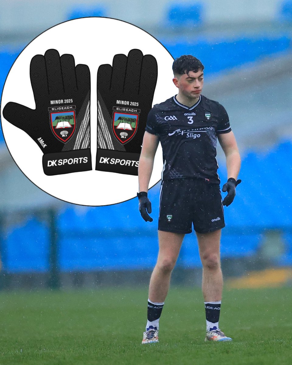 All in the details 👁️ Unveiling our first inter-county custom gloves for the Sligo Minors! ⚫ Blacked Out, loaded with texture, and a grip made for clutch moments. Ready for the big stage with <a href="/sligogaa/">Sligo GAA</a>