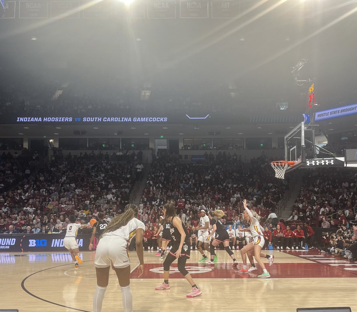 Great atmosphere at the Indiana/South Carolina game.  

NCAA WBB Tournament 

2nd Round