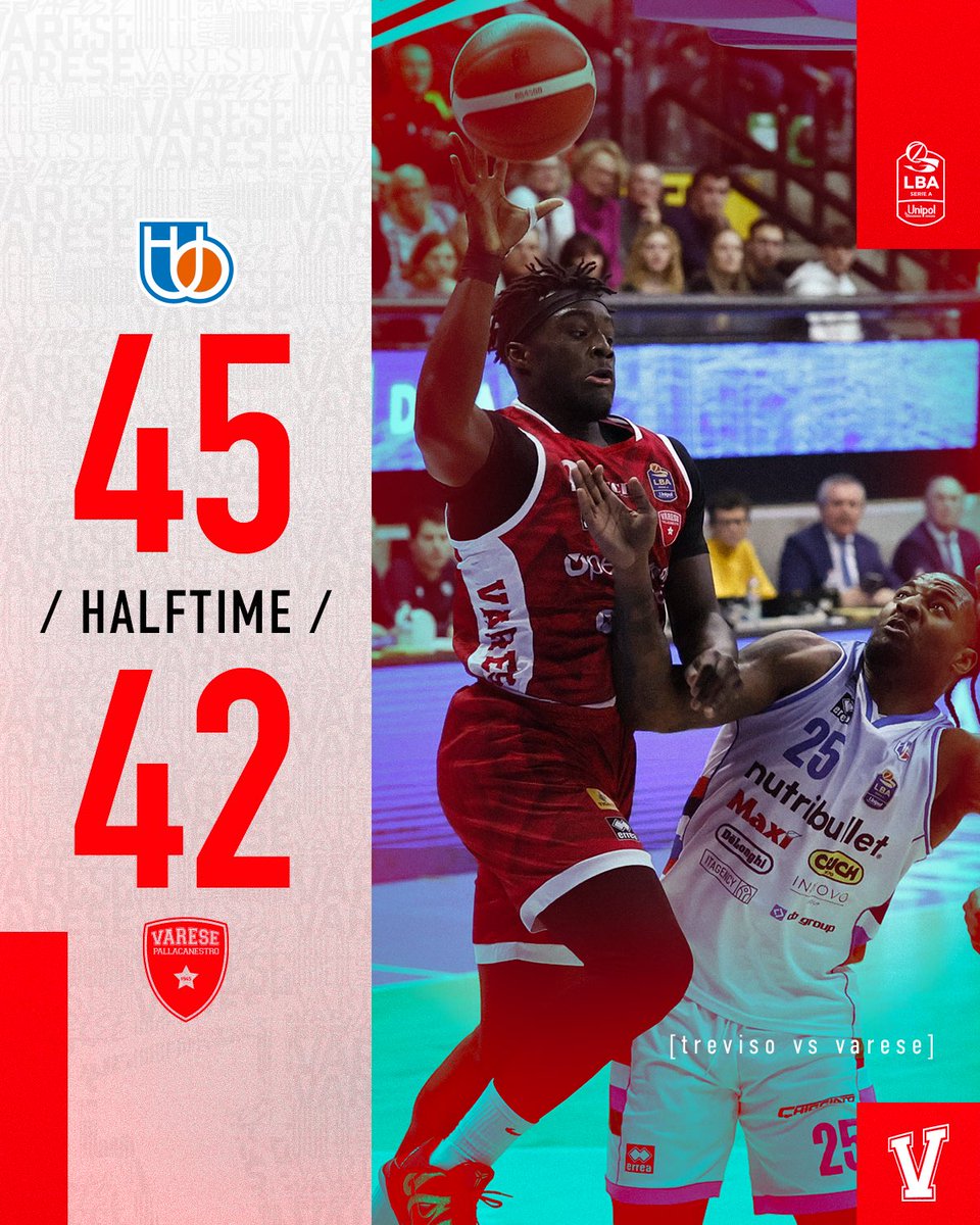 PallVarese's tweet image. Padroni di casa avanti alla fine del secondo quarto, forza ragazzi ‼️
#TreVar #NoiSiamoVarese