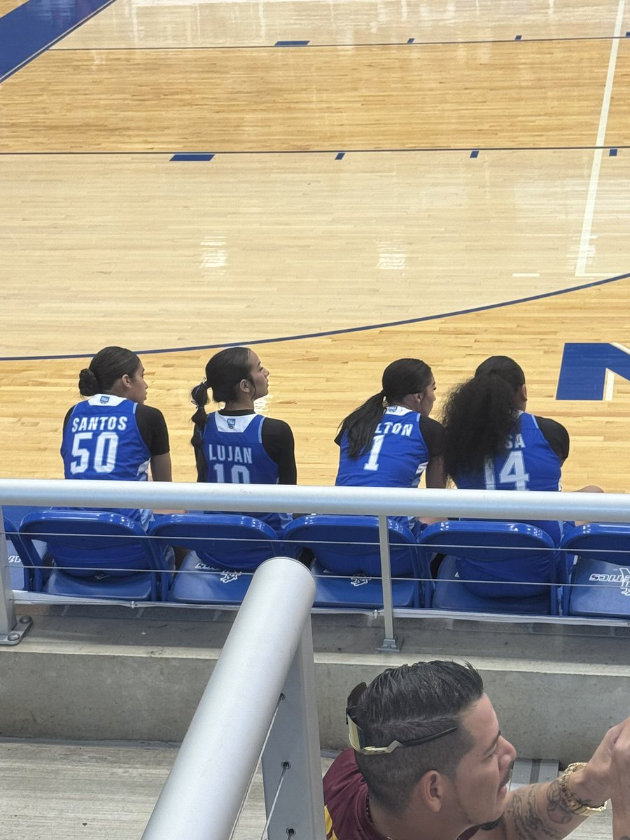 HoopsMustang's tweet photo. Abi and Yahdi represented our Natalia Athletics program well at the All Star Game today! They are always giving 100% and were great leaders. So proud of them! #ChampionshipCulture #WeAre #AllIn #TTP #AGNB https://t.co/1y1YTsG1GJ