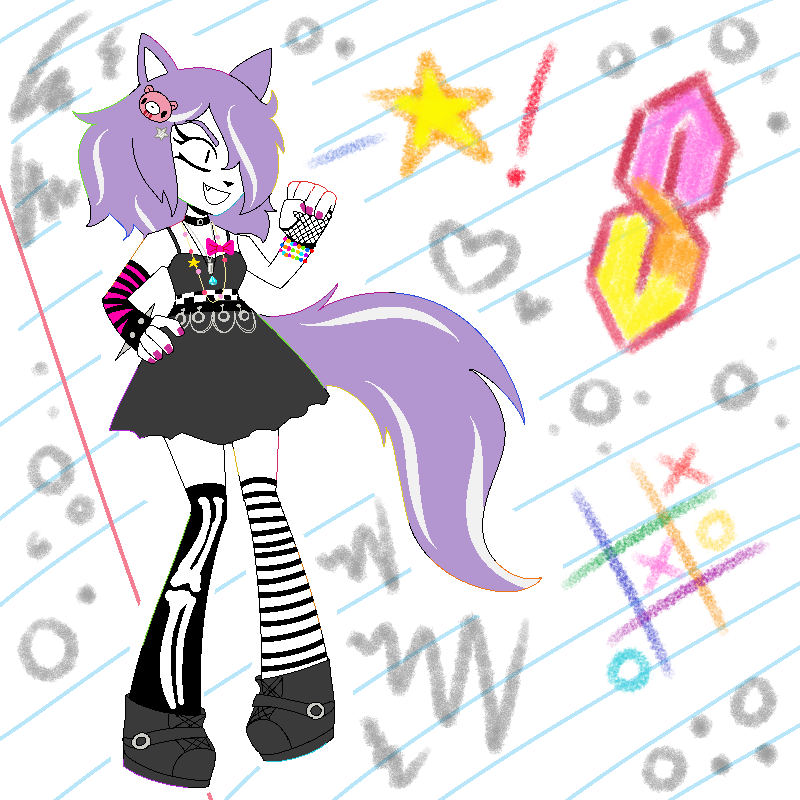 arcadekitt3n's tweet photo. I drew Zapara in the outfit I wore during my (early) birthday party with my friends last night!! 🎉💖 https://t.co/U0Myx0OWgf