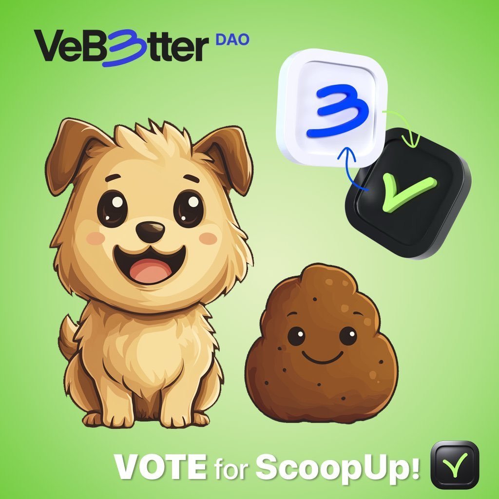 ScoopUp_vet's tweet image. Happy National Puppy Day! 🐶

Don&apos;t forget to vote for ScoopUp!

governance.vebetterdao.org/rounds/38