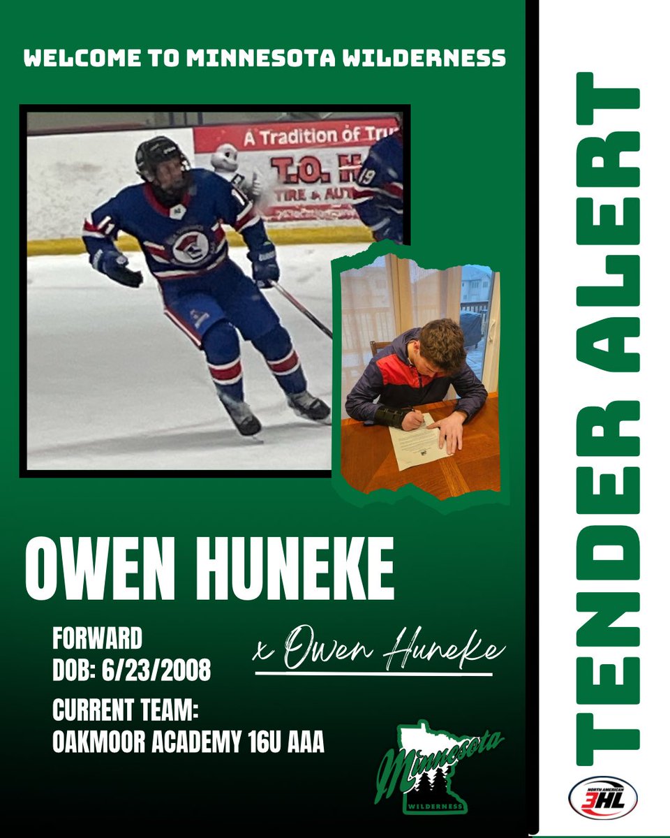 Welcome to the Wilderness Owen Huneke!🌲