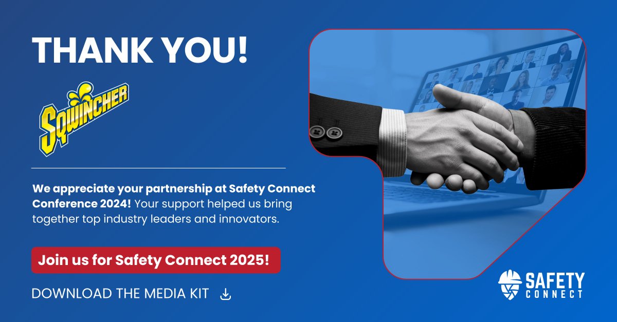 Thank you, Sqwincher, for supporting Safety Connect 2024! Your partnership helped unite safety professionals and drive industry advancements.

Join us at Safety Connect 2025!

📥 Sponsorships: bit.ly/3EjzAWX