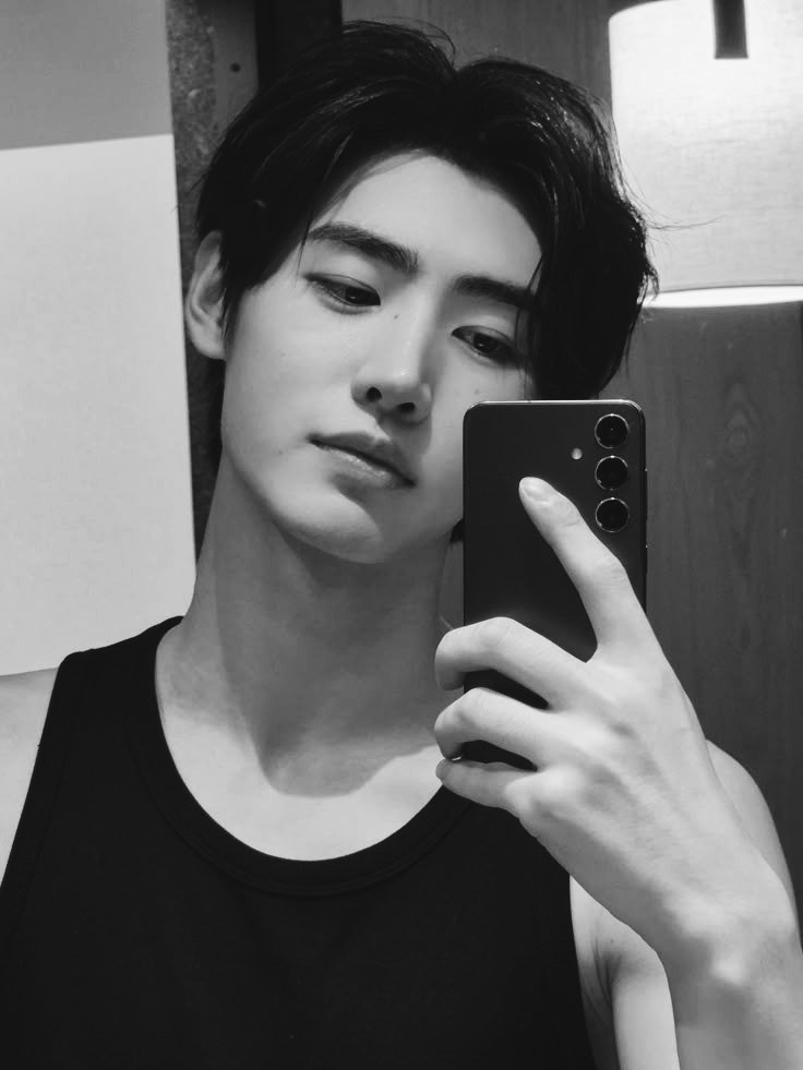 Eyes unveil the essence—serene,