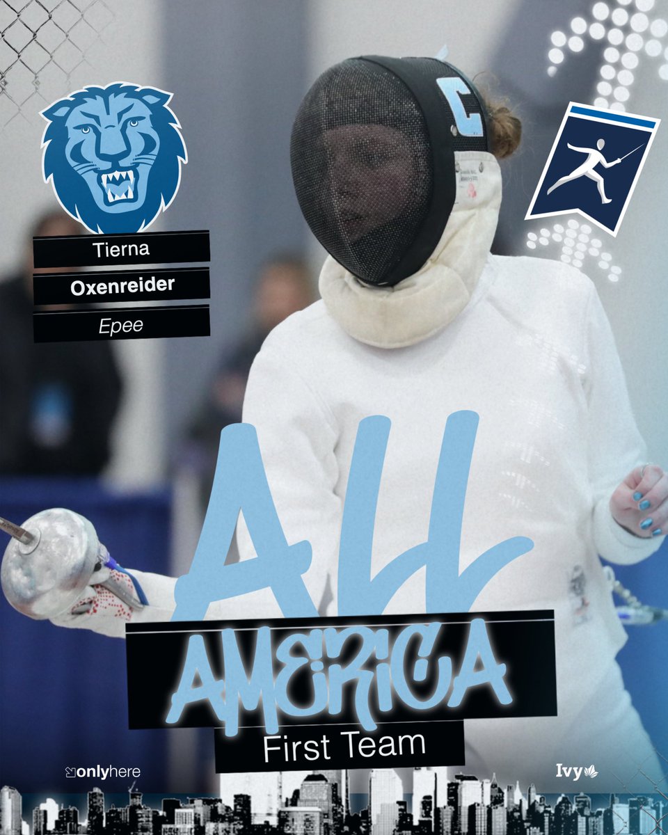 After a 🥈 at NCAA’s, Tierna Oxenreider takes home her second consecutive first team All-America honor!

#RoarLionRoar 🦁 // #OnlyHere 🗽