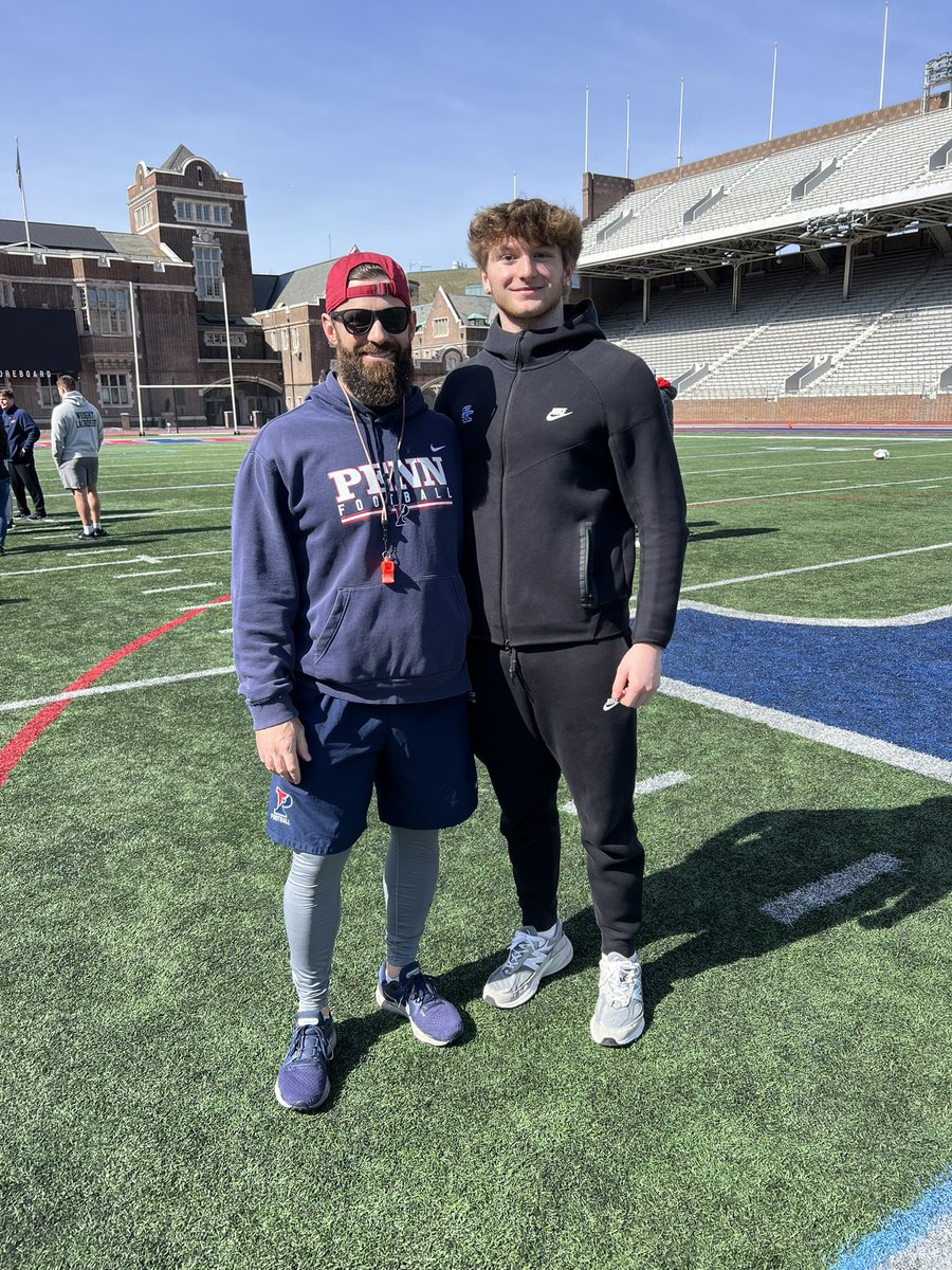 Brayden Schoborg (@brayden_scho84) on Twitter photo Big thank you to <a href="/CoachDupont/">Jon Dupont</a> for inviting me down to come and watch a <a href="/PennFB/">Penn Football</a> spring practice! Big thank you to <a href="/CoachDupont/">Jon Dupont</a> for inviting me down to come and watch a <a href="/PennFB/">Penn Football</a> spring practice!
