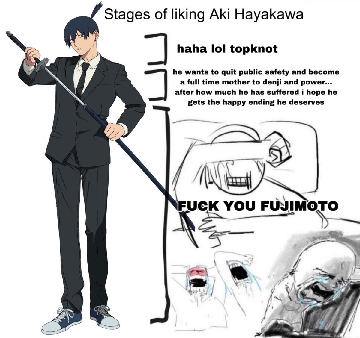 softboyaki's tweet image. new aki art reminded me of all my trauma