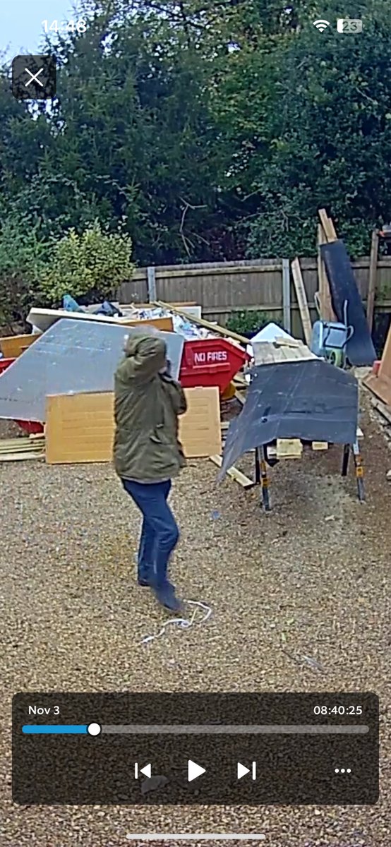 Went to do a bit of outdoor DIY.  Went to get my Dewalt kit.

When we were visited by the light fingered Eastern European, he also nicked some of my small handheld kit (driver, multi tool, circular saws, jigsaws) as well as petrol wacker

A plague on the thieving bastards house