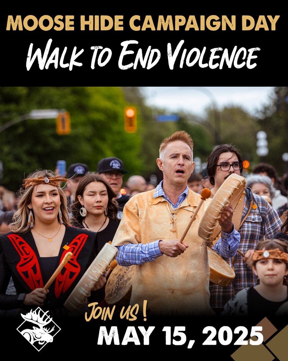 Organize a Walk to End Violence in your community on May 15, 2025! 🔶👟
Learn more at moosehidecampaign.ca/events