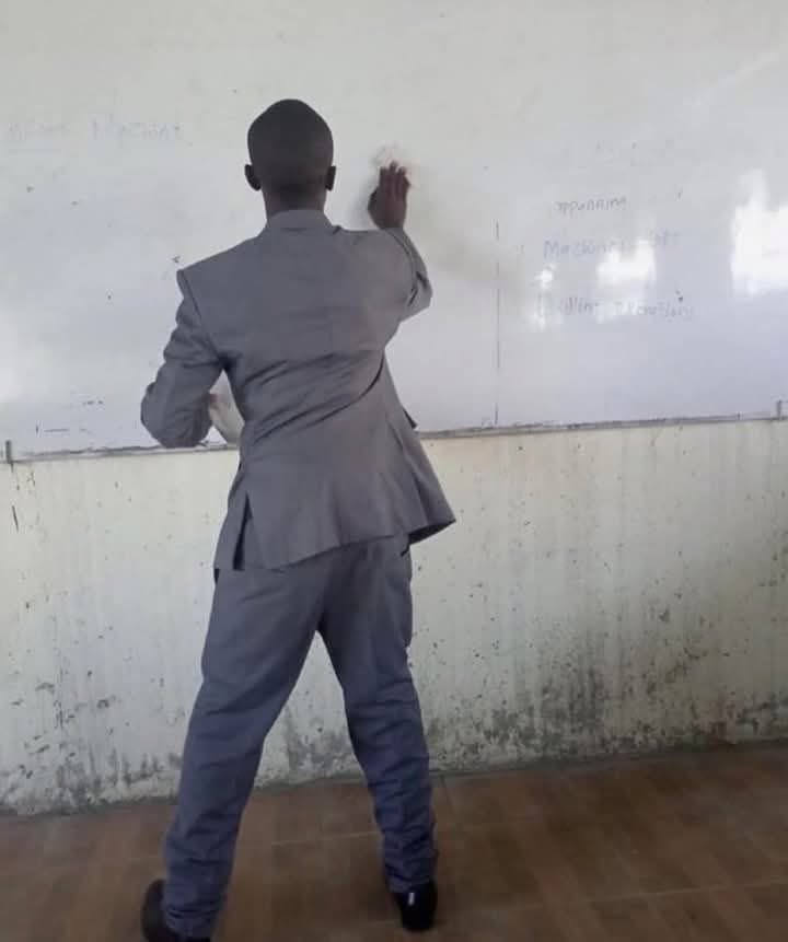 "I know it's break time but let's quickly solve one or two equations before I leave"