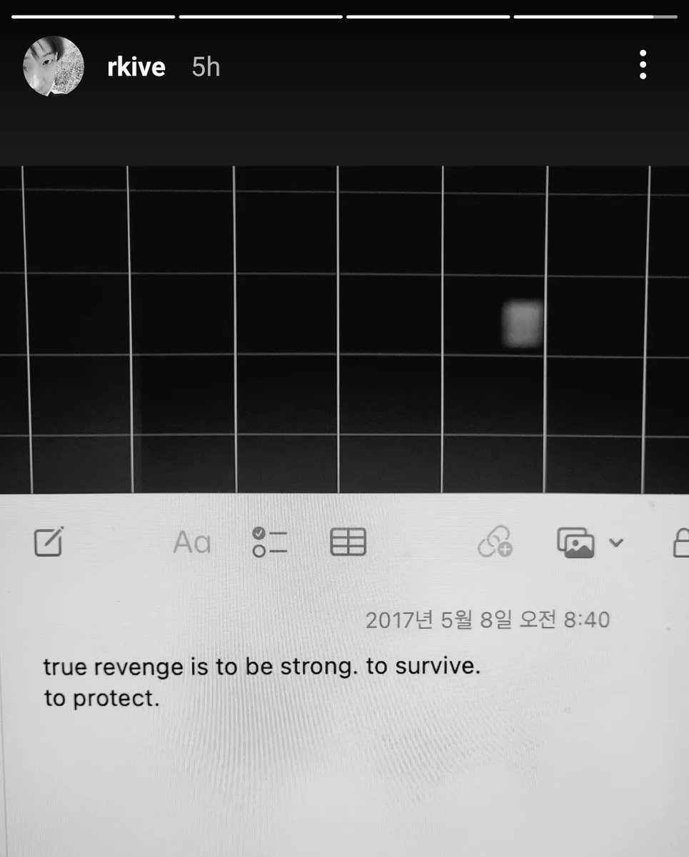 mokaliet's tweet image. &quot;true revenge is to be strong. to survive. to protect.&quot;
