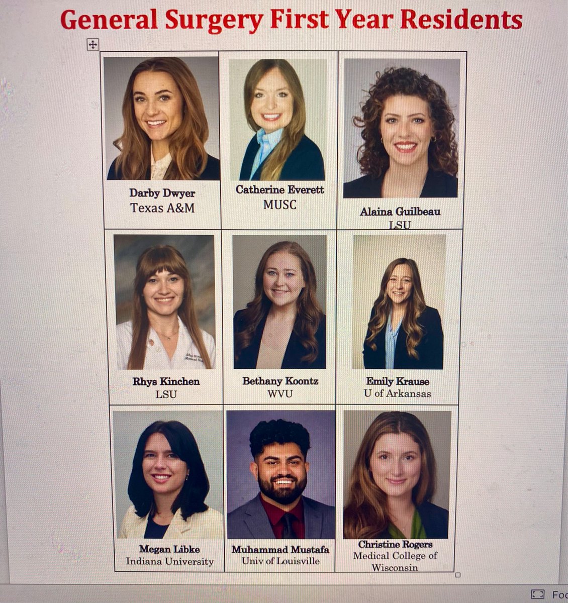 The University of Louisville's Department of Surgery is thrilled to announce our new outstanding group of first-year residents. Welcome to the family!
#matchday2025