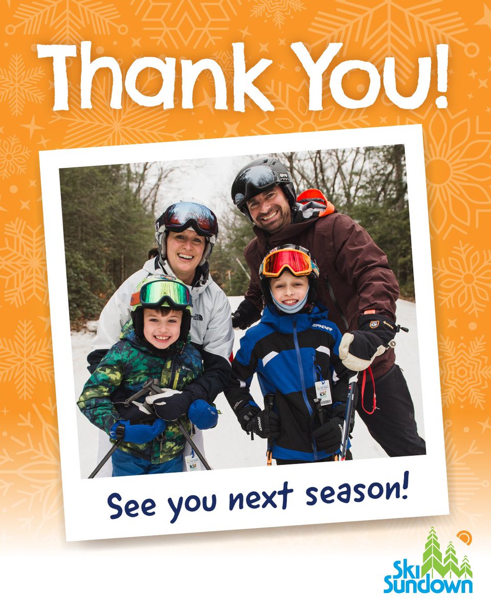 Thank you for another awesome season! We really appreciate your loyalty to this independently owned, local mountain. Hope to see you back on the slopes for 2025-2026!

#skisundown #wintermadebetter #thankyou #customerappreciation #weloveyou #independentlyowned #skilocal