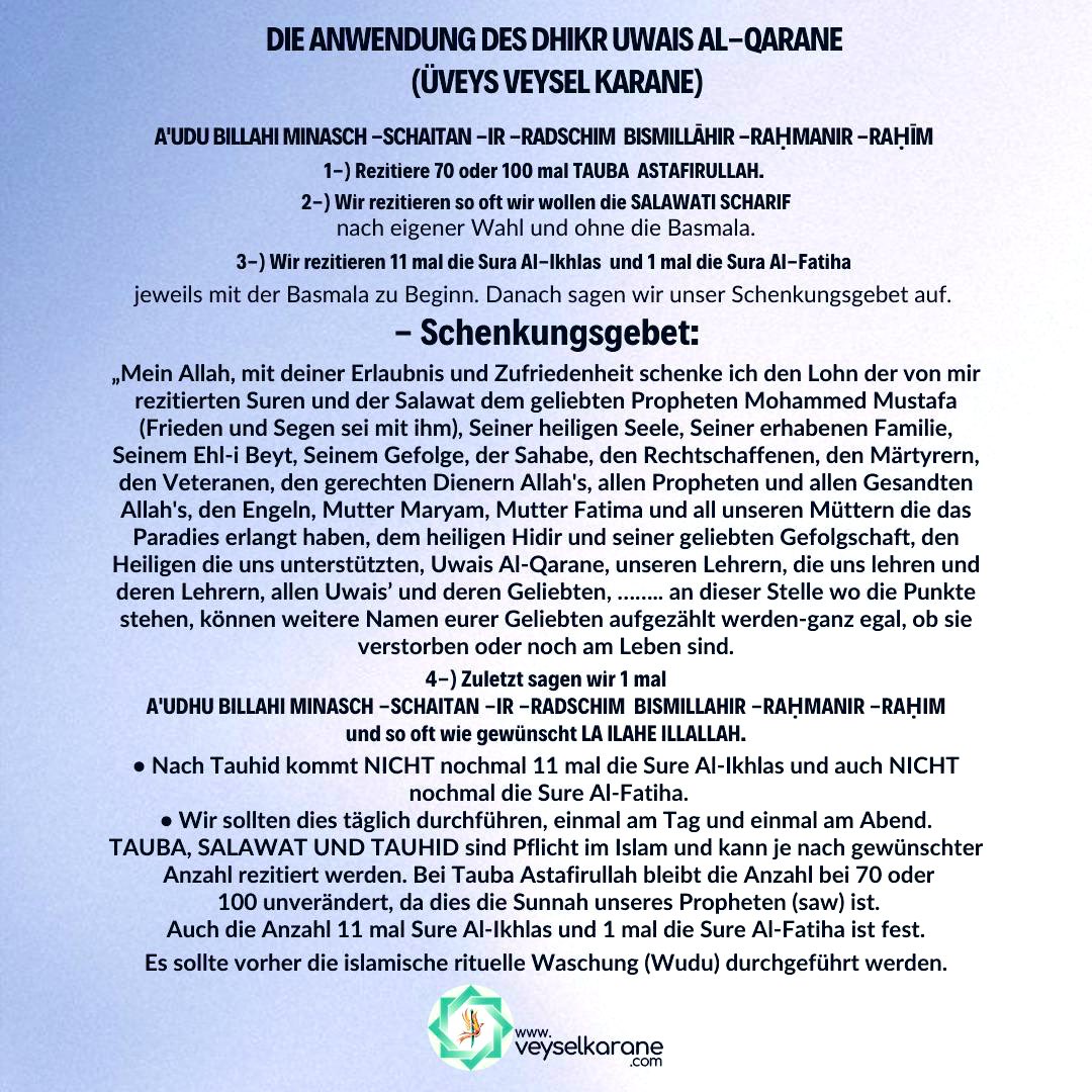 Uwais Deutschland (@uwaisindeutsch1) on Twitter photo Durch den Koran erkennen wir die Wahrheit und unseren Rabb. Woher sollen wir wissen was Allah uns sagt, wenn wir den Koran nur auf arabisch lesen? Wie sollen wir Allahs Gebote kennen und ihm nahe sein, wenn wir nicht verstehen was Allah uns
mitteilt? <a href="/veyselkarane/">veyselkarane</a>
#ÜVEYSLİK Durch den Koran erkennen wir die Wahrheit und unseren Rabb. Woher sollen wir wissen was Allah uns sagt, wenn wir den Koran nur auf arabisch lesen? Wie sollen wir Allahs Gebote kennen und ihm nahe sein, wenn wir nicht verstehen was Allah uns
mitteilt? <a href="/veyselkarane/">veyselkarane</a>
#ÜVEYSLİK