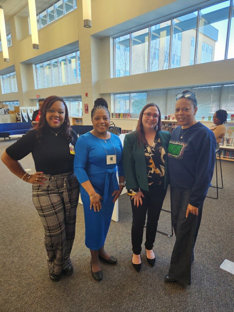 Thank you to <a href="/StCharlesHS/">St Charles High School</a> seniors &amp; Career Advisor, Ms. Battle-Lockhart for the wonderful opportunity to conduct senior interviews this year! While there, I ran into two other amazing women in our community! I can’t wait to see what our students accomplish!