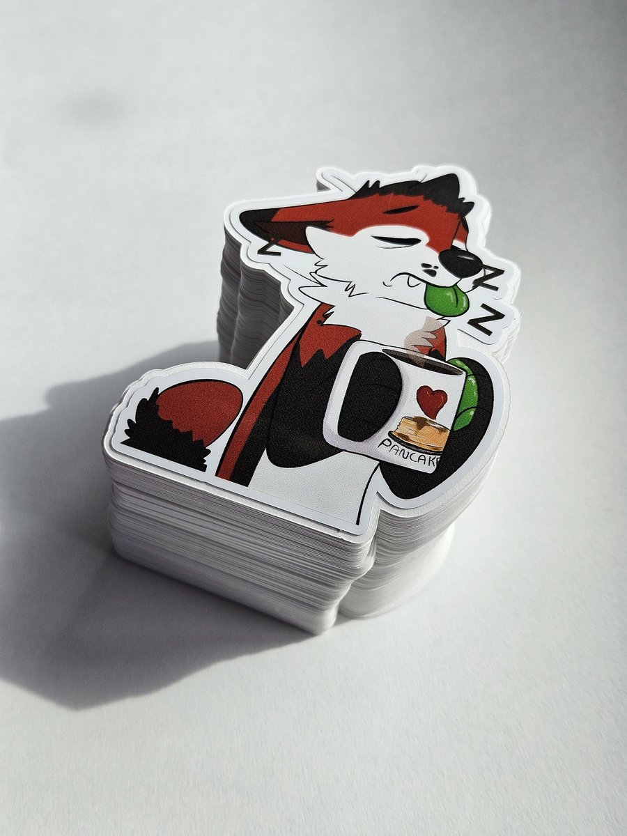 PawDesignsMerch's tweet photo. A whole bunch of cute stickers headed out to @WOLFKY_GNAR!

Mmmmmmm, pancakes 🥰 https://t.co/IqLsOiGRSi