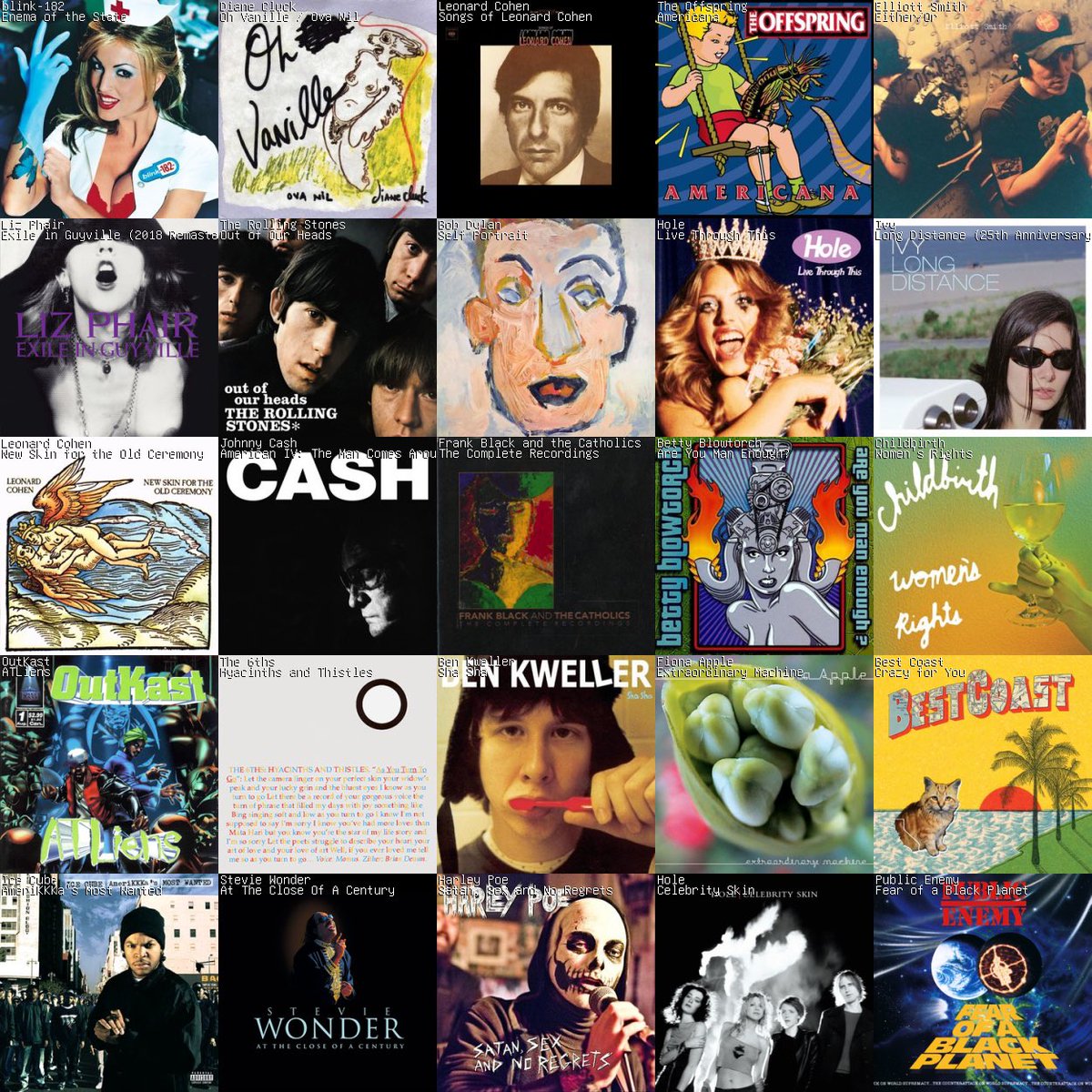 A great month for listening to music