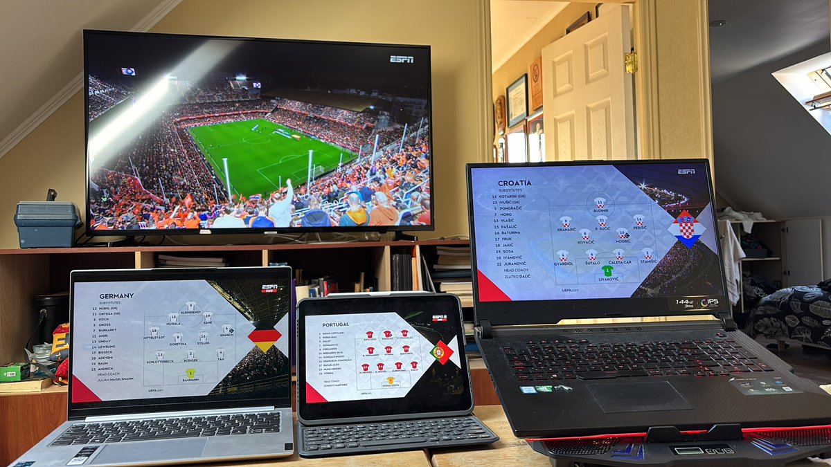 Afternoon of Nations League

#NationsLeague #Denmark #Portugal #Croatia #France #ItaliaGermania #Spain #Netherlands #Fifa