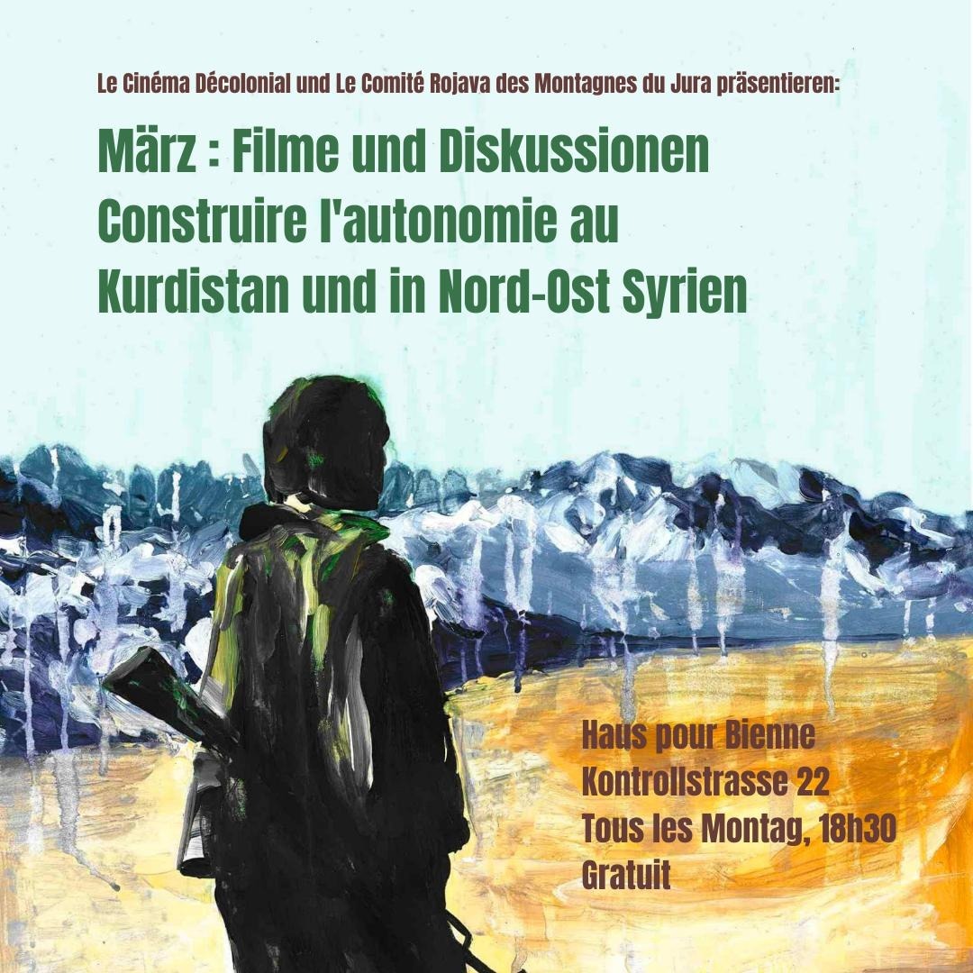 Riseup4rojavaD's tweet image. Viele Leute kommen seit drei Wochen immer Montags in das Haus pour Bienne, denn da gibt es jeweils ab 18.30 Uhr einen kurdischen Film & Diskussion.
Morgen wird der sehr schöne Film "When the seedlings grow / Gava Şitil Mezin Dibin" gezeigt! Kommt vorbei.
