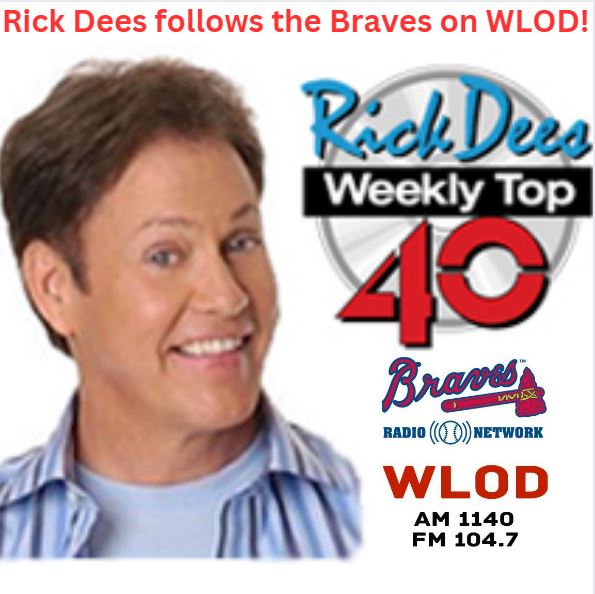 ©RedskinRadio (@redskinradio) on Twitter photo Join Rick Dees for a classic countdown from the 90's & then the 80's following Braves baseball on AM-1140 & FM-104.7 WLOD. You can hear Rick on the DAILY DEES every afternoon 3-7pm! Join Rick Dees for a classic countdown from the 90's & then the 80's following Braves baseball on AM-1140 & FM-104.7 WLOD. You can hear Rick on the DAILY DEES every afternoon 3-7pm!