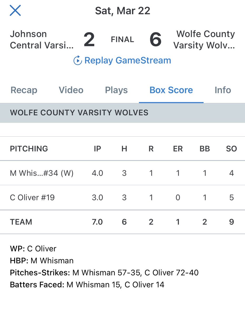 Wolfe County Wolves Baseball tweet media