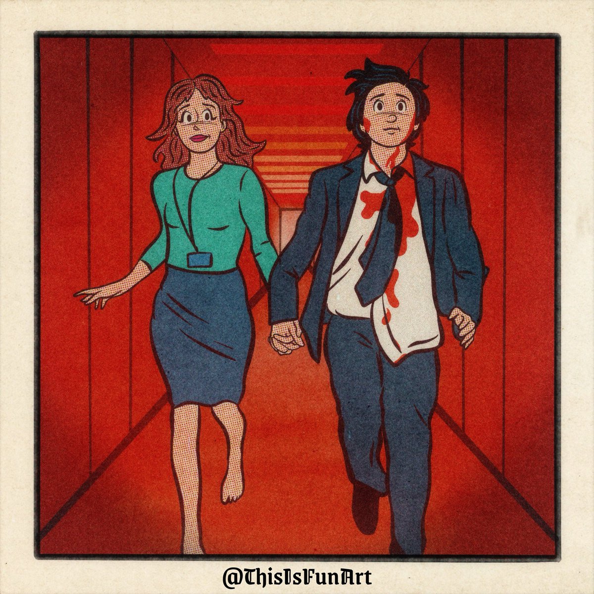 Ok and I obviously HAD to draw this moment ❤️ #Severance
