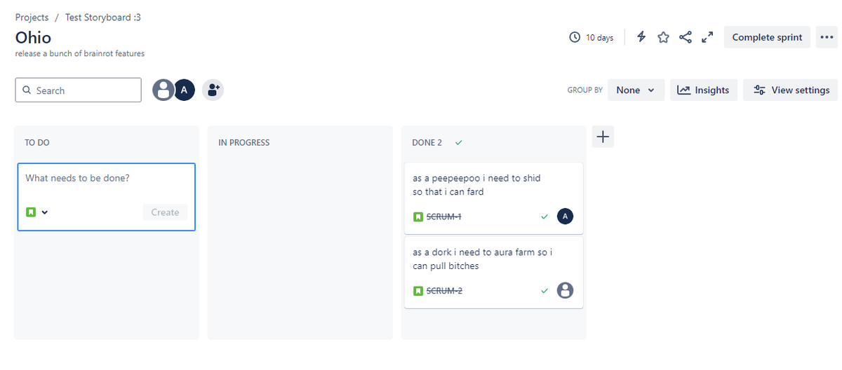 ImDeophest's tweet photo. working professional explaining how to create user stories in scrum using jira https://t.co/KXx55oYSBB
