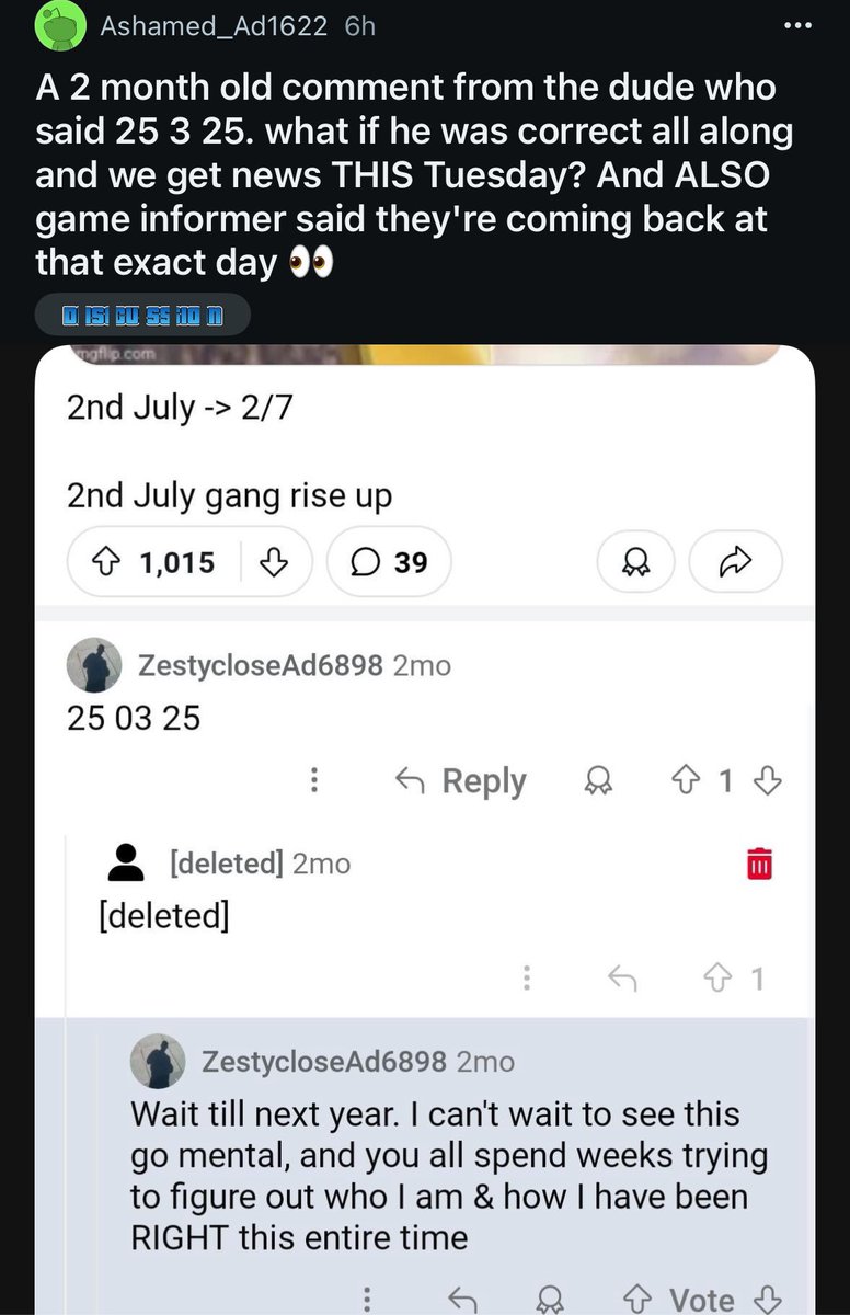 If this random person on a GTA 6 subreddit is correct, that’s just crazy.