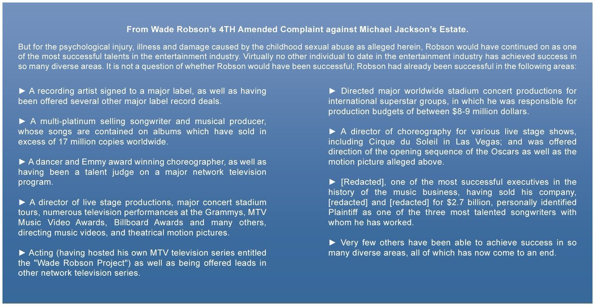 Joy said she "misses not having to worry about finances" and Wade called that an excessive time, that didn't bring happiness.

Simultaneously—he depicts himself as an unmatched talent on a trajectory to global stardom, fortune and fame if not for his post-2012 abuse realizations.