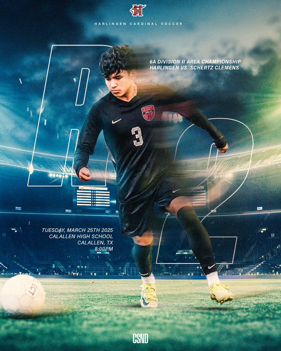 Harlingen CISD Athletics (@hcisd_athletics) on Twitter photo 6A Division II Area Championship
Harlingen Cardinals Vs. Schertz Clemens
Go out and show your support! 
🗓️ Tuesday, March 25th
⏰ 8:00pm
📍 Calallen HS, Calallen TX
PC: Frank Garcia 6A Division II Area Championship
Harlingen Cardinals Vs. Schertz Clemens
Go out and show your support! 
🗓️ Tuesday, March 25th
⏰ 8:00pm
📍 Calallen HS, Calallen TX
PC: Frank Garcia