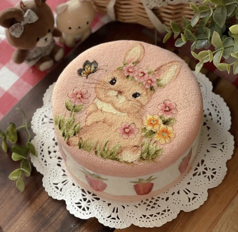 fairyprxncess's tweet image. bunny cakes 🐰