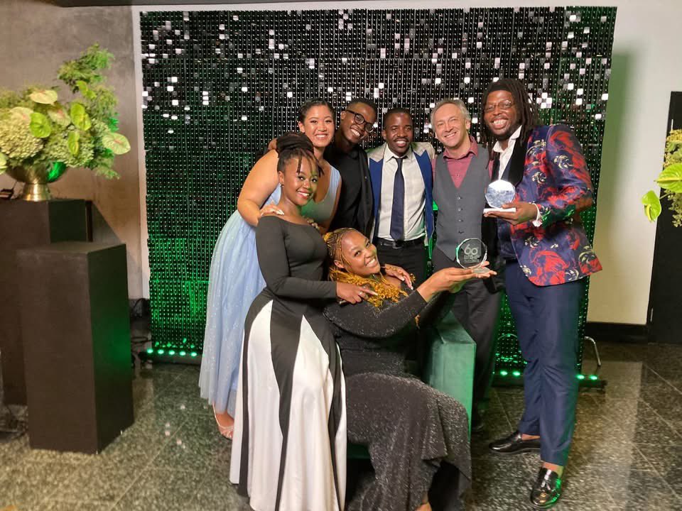 OperaUCT flying the flag high at the 60th Fleur du Cap Theatre Awards this evening!

Congratulations to Nontobeko Bhengu and Thando Zwane for winning the Best Performance in an Opera - Female and Male respectively - in our world-première production of Donizetti’s Dalinda.
