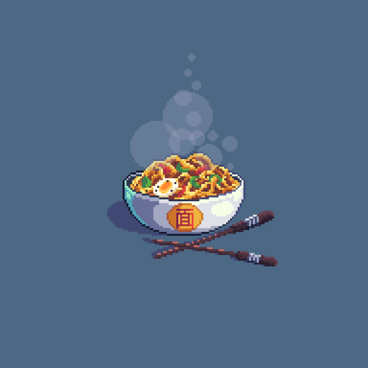 PixAngel43's tweet photo. 64px #noodles for #WeeklyPixelJourney
#aseprite #pixelart https://t.co/A5nEoktZAF