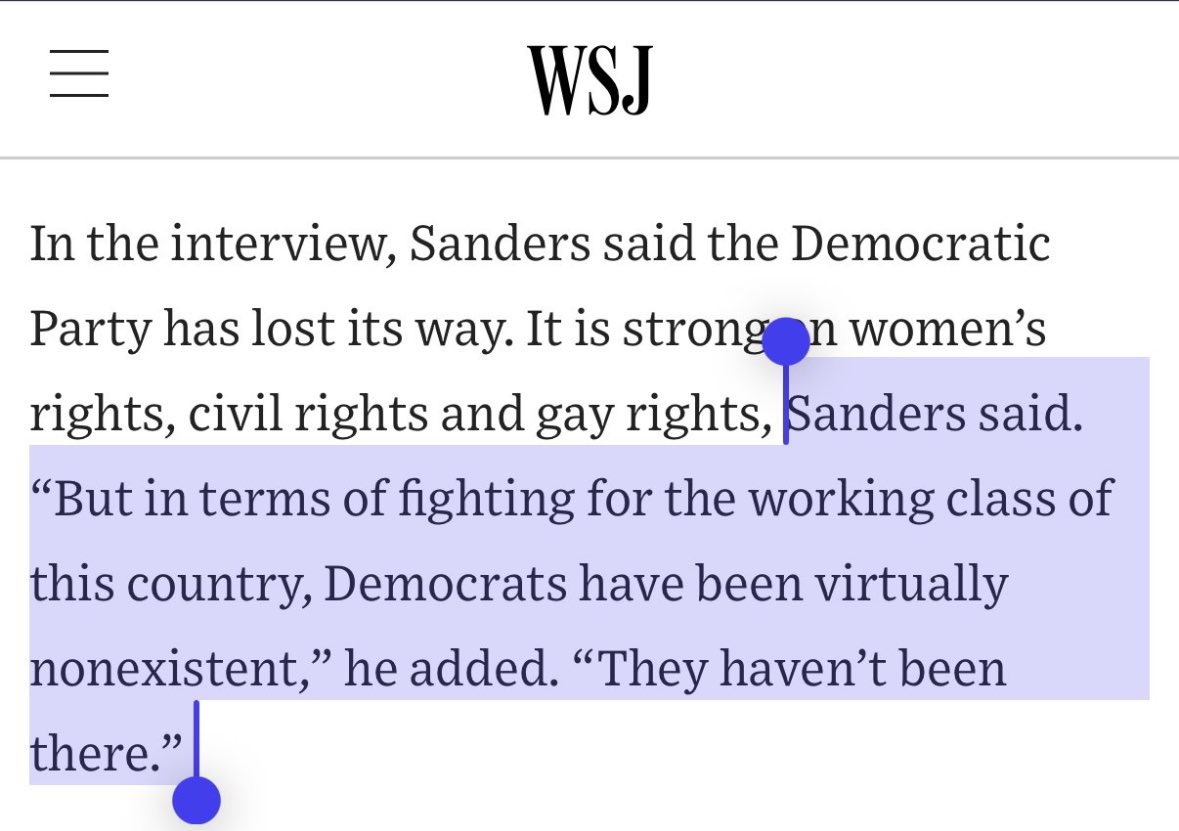 So when Joe Biden was the most pro-union President in history, was that not for the working class? 

How about 25k down payment tax credit? Not for the working class? 

How about reducing the cost of life saving medicine? Not for the working class? 

Expanding Pell grants? Again