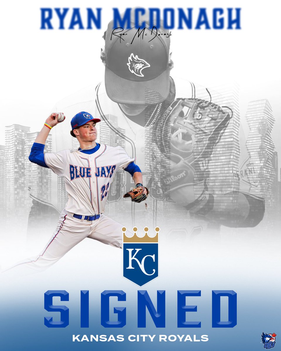 Congratulations to Ontario Blue Jays RHP Ryan McDonagh on signing a professional contract with the Kansas City Royals!

#OBJFam