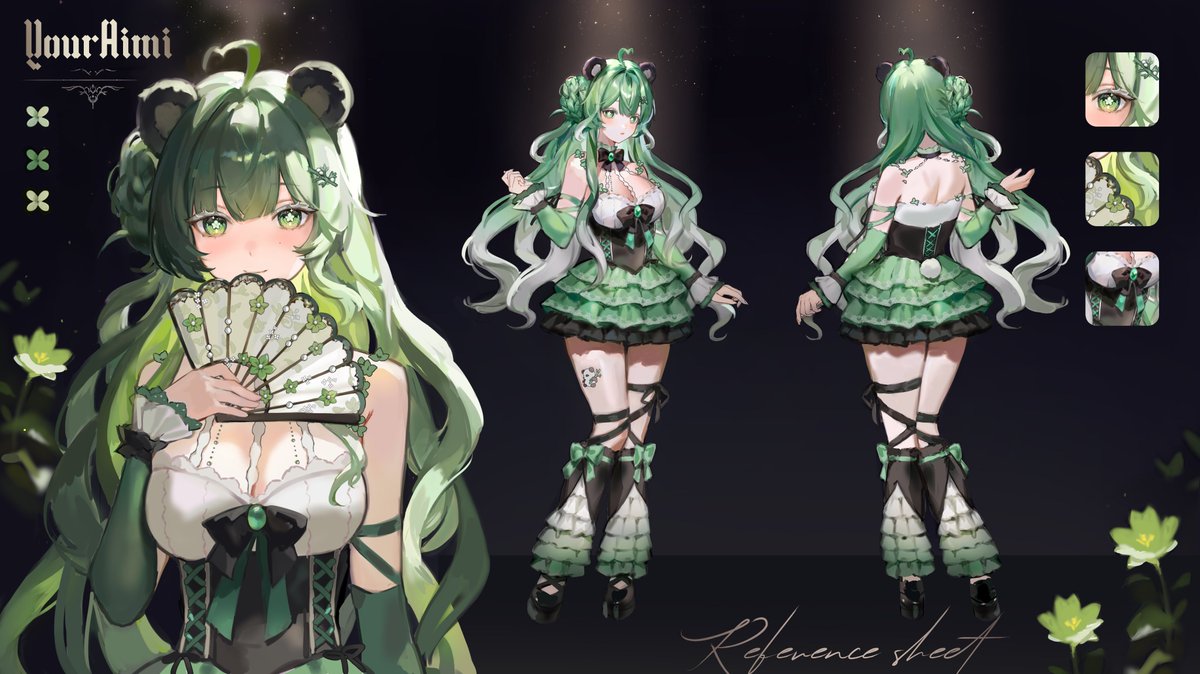 YourAimiVT's tweet image. 𐙚 youraimi ref sheet 𐙚
Hello, Nice to meet you! My name is Aimi Fukumoto, I'm a Panda who loves to stream and sing! 💚
𐙚 twitch - twitch.tv/youraimi
𐙚 art tag - #DaCoolAimi
✿ #vtuber • #envtuber • #vtuberuprising ✿