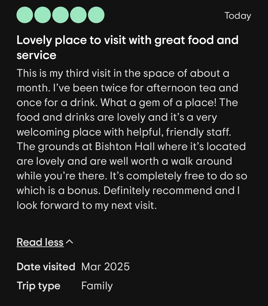 ✨ Ending the weekend on a high note! ✨
Another lovely review on TripAdvisor – we can’t thank you enough for taking the time to share your experience with us. Your kind words truly mean the world! 💬

#ThankYou #Grateful #TripAdvisor #WeekendVibes #CustomerLove #PositiveVibes