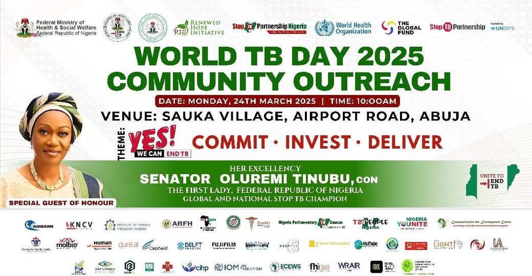 World TB Day Outreach 2025: Yes We Can! Commit, Invest, Deliver!✨🌍  
This year, we’re coming together to say YES WE CAN! end tuberculosis! at Sauka Village,🌟
