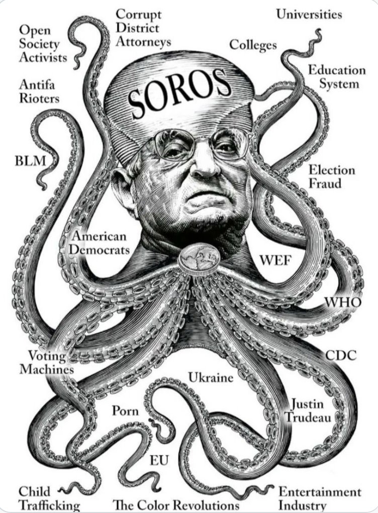 He's a criminal who will be remembered as such. Open Borders, backing the most evil woman in the world, thinking he's God, ruining the currencies of numerous countries.
He's a monster and he owns the Democrats.