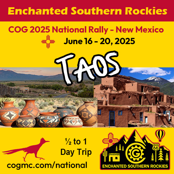 COGRiders's tweet image. cogmc.com/national   taos.org